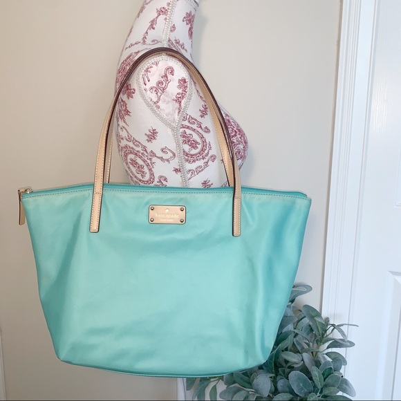 kate spade Handbags - Kate spade teal nylon tote